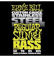 Ernie Ball 2842 струны для бас-гитары Stainless Steel Bass Regular Slinky (50-70-85-105)