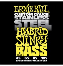 Ernie Ball 2843 струны для бас-гитары Stainless Steel Bass Hybrid Slinky (45-65-85-105)