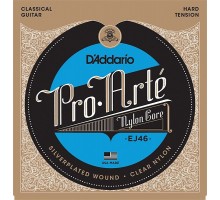 D'Addario EJ46 PRO ARTE Струны для классической гитары нейлоновые Hard