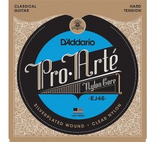 D'Addario EJ46 PRO ARTE Струны для классической гитары нейлоновые Hard