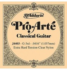 D'Addario J4403 Pro-Arte Отдельная 3-я струна для классической гитары, нейлон, оч. сильное натяжение