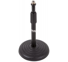 Stagg MIS-1110BK настольная микрофонная стойка на основании, устойчивая