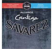 Savarez 510ARJ Alliance Cantiga Комплект струн для классической гитары, смешанное натяж, посеребр