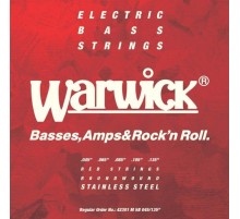 Warwick 42301M струны для 5-струнного баса Red Label 45-135, сталь