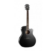 Cort GA5F-BK Grand Regal Series электроакустическая гитара, с вырезом, черная