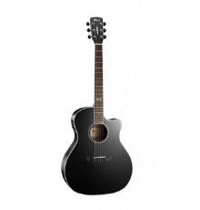 Cort GA5F-BK Grand Regal Series электроакустическая гитара, с вырезом, черная