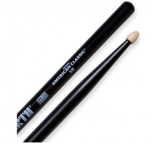 Vic Firth 5BB палочки барабанные 5B, черного цвета