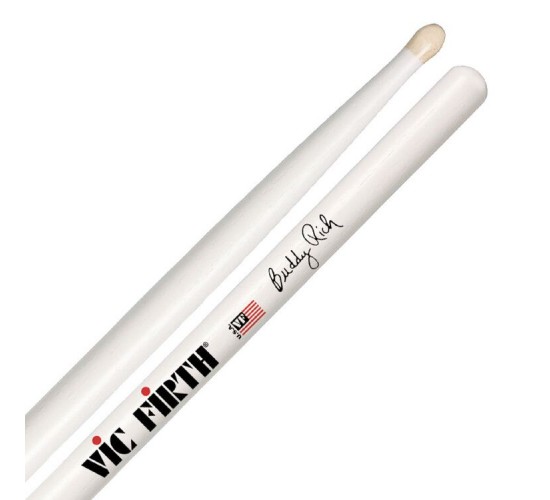 Vic Firth SBR барабанные палочки Buddy Rich, деревянный каплевидный наконечник, материал орех