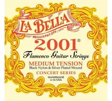 La Bella 2001FM 2001 Flamenco Профессиональные нейлоновые струны для классической гитары.