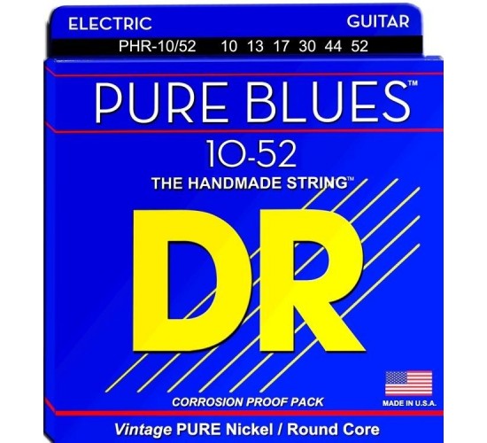 DR PHR-10/52 Pure Blues Pure Nickel Electric 10-52