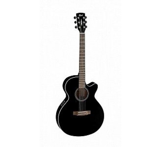 Cort SFX1F BK электроакустическая гитара, с вырезом, черная