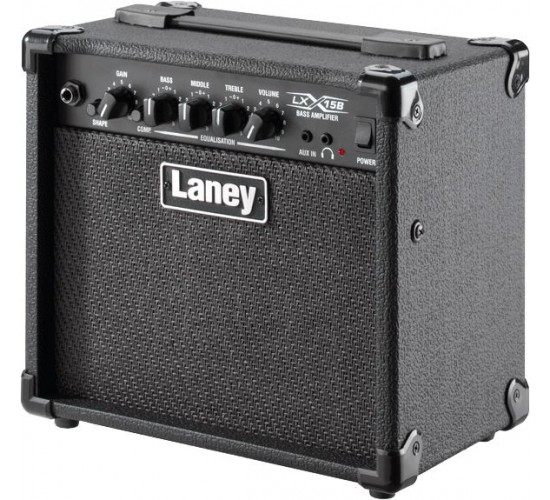 Laney LX15B басовый комбо 15 Вт, 2х5". Цвет черный.