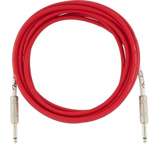 Fender 15 Original Instr. Cable FRD Fiesta Red инструментальный кабель, красный, длина 4.5м