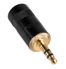 Rean NYS231BG-LL разъем кабельный 3-х контактный (stereo) <папа>, металл. хромированный корпус