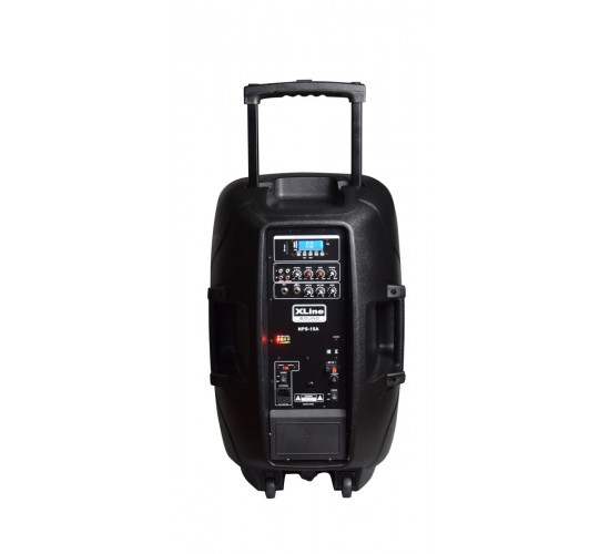 XLine NPS-15A Активная аккумуляторная акустическая система с USB/SD/Bluetooth/FM, 100 Вт