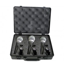 Samson Q6 3 Pack комплект из 3 микрофонов Q6 в кейсе для переноски и хранения