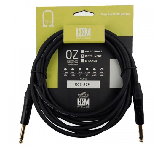 Leem GCII-3 Кабель инструментальный, 3м