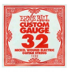 Ernie Ball 1132 струна для электро и акустических гитар. никель, в оплётке, калибр .032
