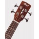 Cort SJB5F-NS Acoustic Bass Series электроакустическая бас-гитара, с вырезом, цвет натуральный