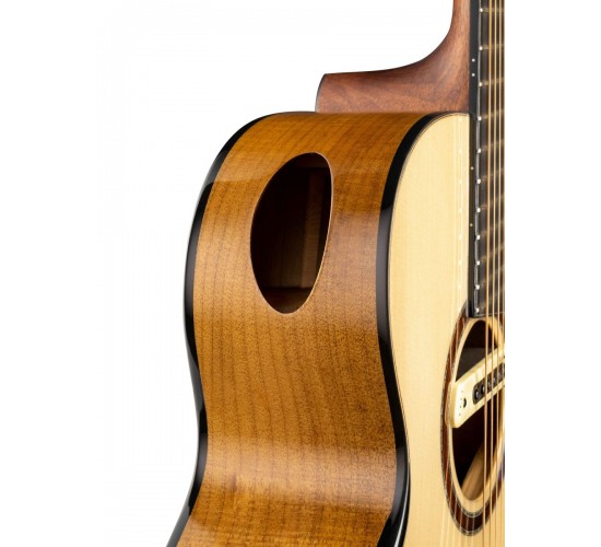Cort Cut Craft Limited NAT электроакустическая гитара с кейсом, корпус со срезом
