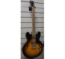 Реплика «Gibson ES335» электрогитара полуакустическая (1990е. - Корея) USED