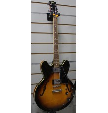 Реплика «Gibson ES335» электрогитара полуакустическая (1990е. - Корея) USED
