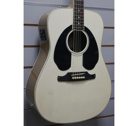 Fender Tony Alva Sonoran SE электроакустическая гитара, цвет белый USED