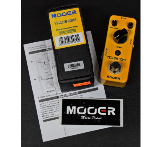 Mooer Yellow Comp гитарная педаль Компрессор