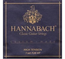 Hannabach 728HTC CARBON Custom Made Комплект струн для класс. гитары, карбон/посеребр, сил.натяж.