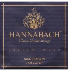 Hannabach 728HTC CARBON Custom Made Комплект струн для класс. гитары, карбон/посеребр, сил.натяж.