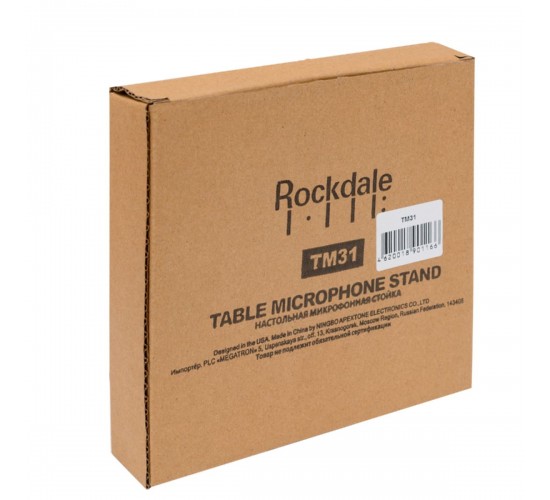 Rockdale TM31 настольная микрофонная стойка на тяжёлом круглом основании