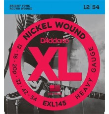 D'Addario EXL145 XL NICKEL WOUND Струны для электрогитары Heavy 12-54