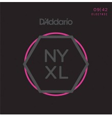 D'Addario NYXL0942 Комплект струн для электрогитары, никелированные, Super Light, 09-42