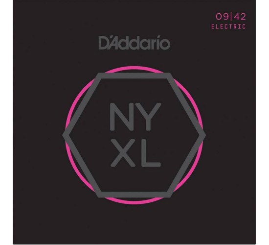 D'Addario NYXL0942 Комплект струн для электрогитары, никелированные, Super Light, 09-42