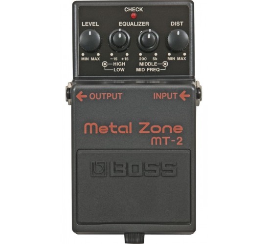 Boss MT-2 Metal Zone гитарная педаль перегруза (выставочный образец)