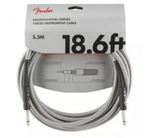 Fender 18.6' Professional Inst CBL WHITE TWD инструментальный кабель, белый твид, длина 5.5м