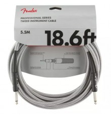 Fender 18.6' Professional Inst CBL WHITE TWD инструментальный кабель, белый твид, длина 5.5м