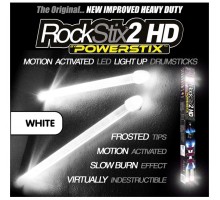 Rockstix 2 HD White светящиеся барабанные палочки, белые