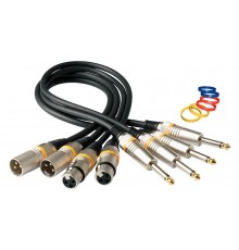 Rockcable RCL30385 D6 M Кабель XLR(M)-джек1/4, 5 метров