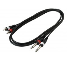 Rockcable RCL20932 D4 шнур 2 х джека - 2 х RCA 1.5 м