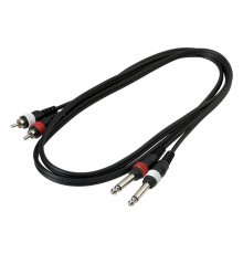 Rockcable RCL20932 D4 шнур 2 х джека - 2 х RCA 1.5 м