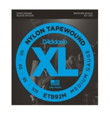 D'Addario ETB92M Tapewound комплект струн для бас-гитары, Medium, 50-105, Medium Scale