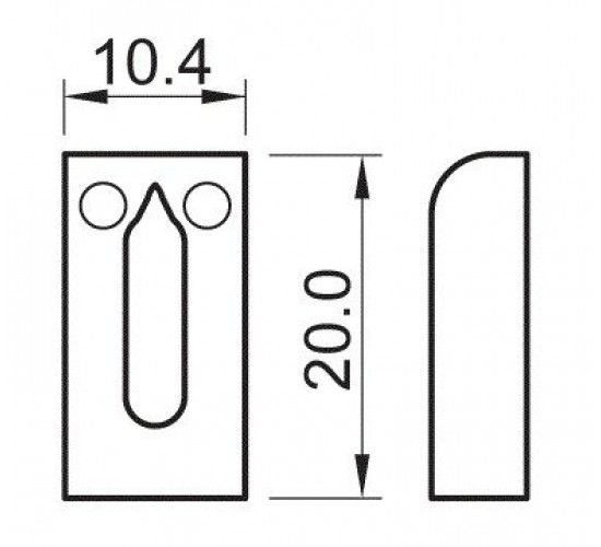 Partsland S3-105-CR седло, хром