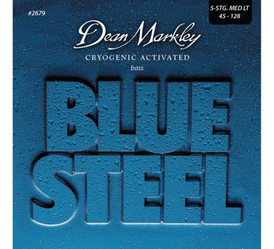 Dean Markley DM2679 Blue Steel Комплект струн для 5-струнной бас-гитары, сталь, 45-128