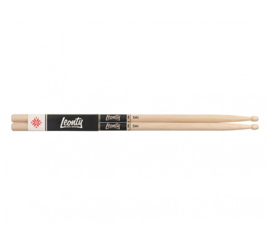 Leonty L5ALW Hornbeam Natural 5A Барабанные палочки удлиненные, граб, деревянный наконечник