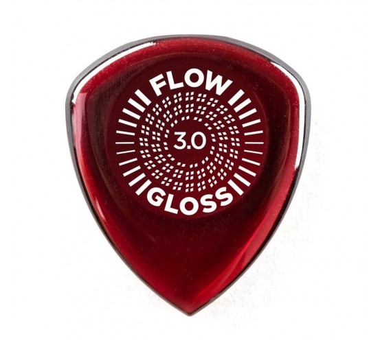 Dunlop Flow Gloss медиатор, толщина 3мм