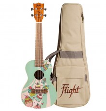 Flight AUC-33 Cupcake укулеле концертная с чехлом