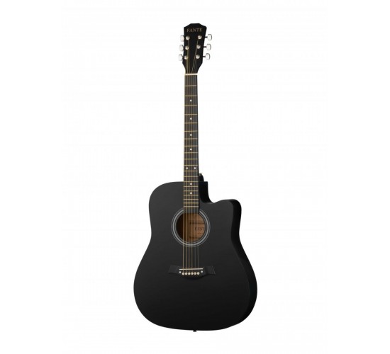 Fante FT-221-BK акустическая гитара 41", с вырезом, черная