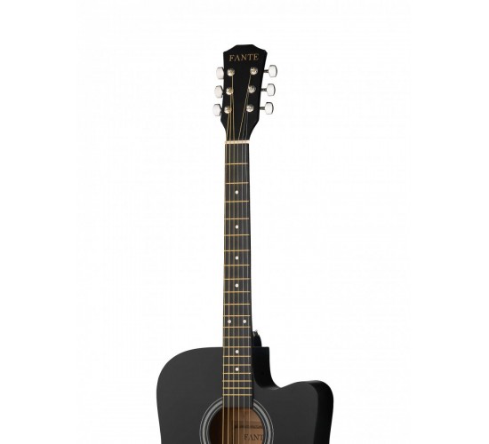 Fante FT-221-BK акустическая гитара 41", с вырезом, черная