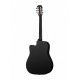 Fante FT-221-BK акустическая гитара 41", с вырезом, черная
